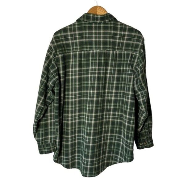 Wrangler Riggs Workwear Long Sleeve Heavy Flannel Shirt Shacket Size XL - Picture 3 of 9